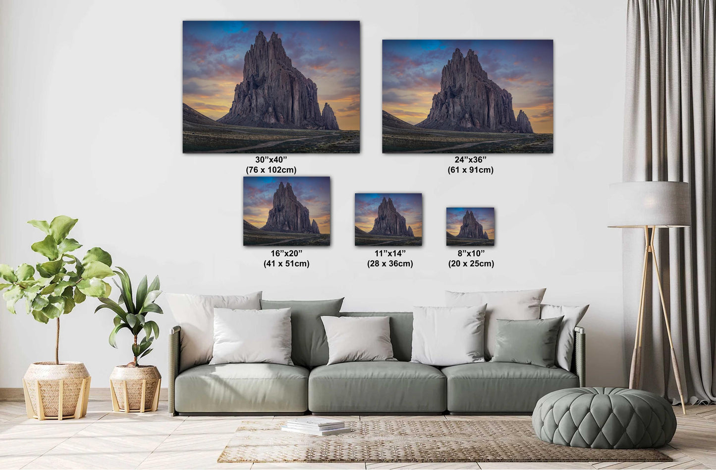 Majestic Shiprock: The Power of Shiprock Monadnock New Mexico Print Wall Art Photography Aluminum/Acrylic/Metal/Canvas