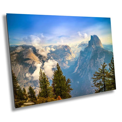 Heights of Wonder: Half Dome Yosemite National Park Photography Metal Canvas Print Wall Art Decor