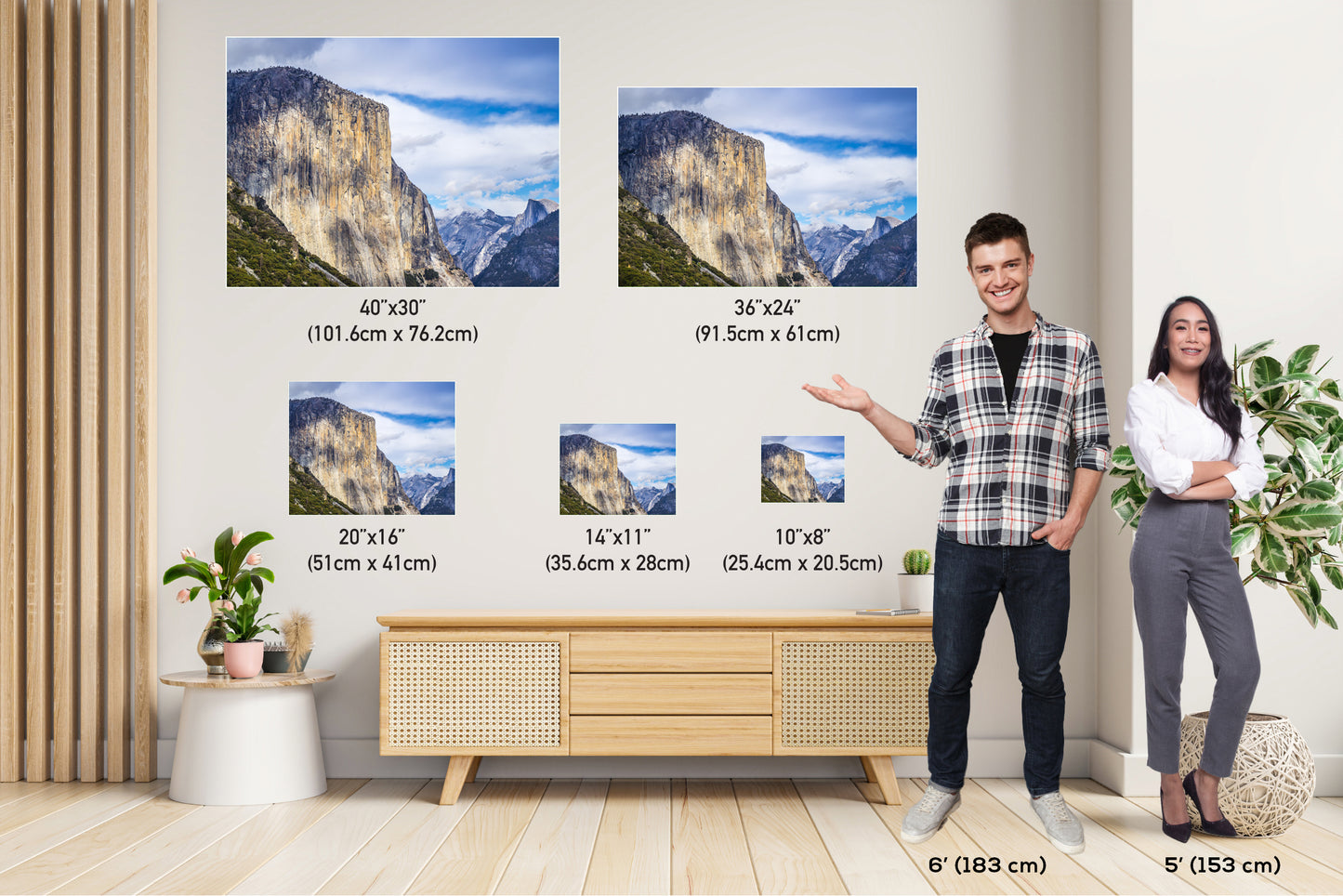 Cliffs of Wonder: Majestic El Capitan Yosemite National Park Poster Canvas Wall Art Photography