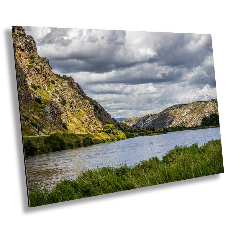 Junction of Waters: Missouri River Three Forks Montana Wall Art Metal Aluminum Print River Landscape Photography