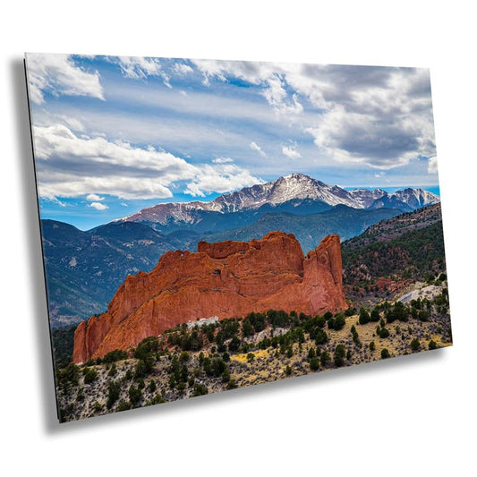 Legends Unveiled: Garden of the Gods and Pikes Peak Colorado Springs Landscape Wall Art Print