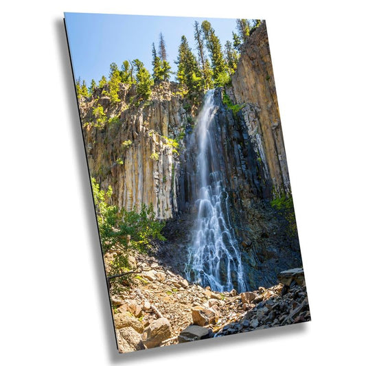 Majestic Cascades: Palisade Falls Montana Waterfalls, Nature Wall Art Canvas Print