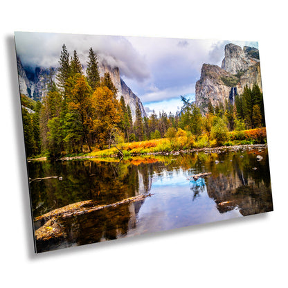 Nature's Fury Unleashed: Stormy Afternoon at Valley View Yosemite Autumn Home Decor Wall Art Photography