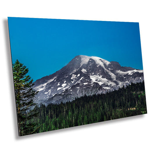 Peak Perfection: Mount Rainier Snowcapped Mountain Canvas Wall Art National Park Photography