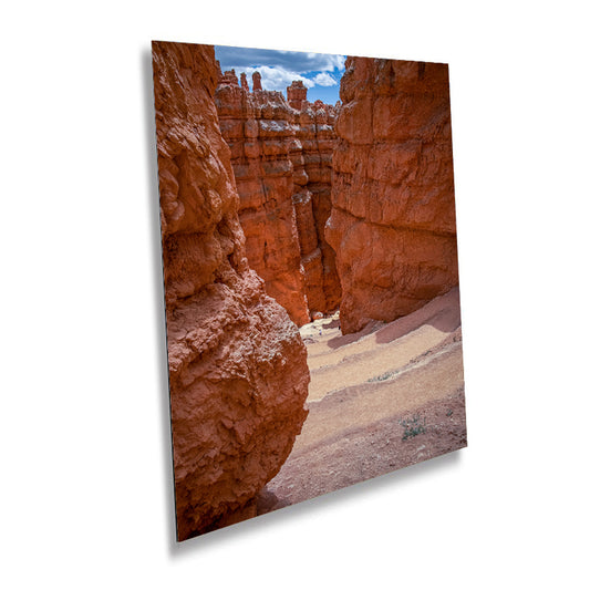 Red Rock Symphony: Wall Street Bryce Canyon Metal Canvas Print Utah Portrait Wall Art