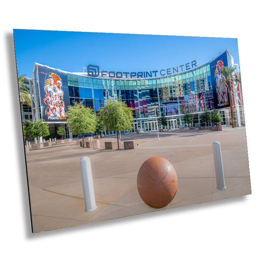 Shadows of Greatness: Phoenix Chase Field Wall Art Baseball Stadium Metal Acrylic Print Arizona Black and White Photography