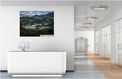 Gatlinburg TN Scenic Mountain Overlook Photography Print Canvas Metal Aluminum Wall Art Landscape Home Office Decor