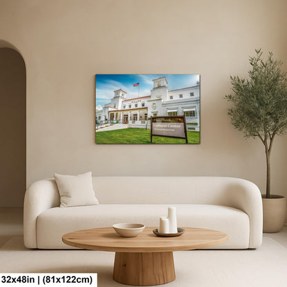 Ozark Bathhouse Cultural Center Hot Springs National Park Arkansas Historic Wall Art Print