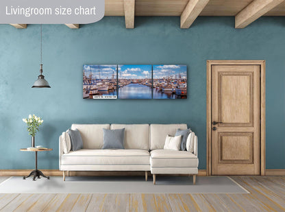 Seattle Fishermen's Terminal Art: Nautical Marina Print, Canvas, Metal, or Acrylic