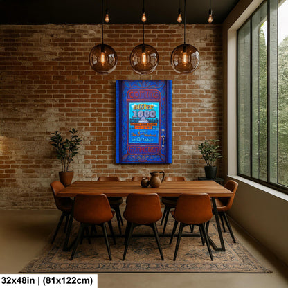 Bisbee Arizona 1000 Mural Door Photography Print, Great Stair Climb Wall Art