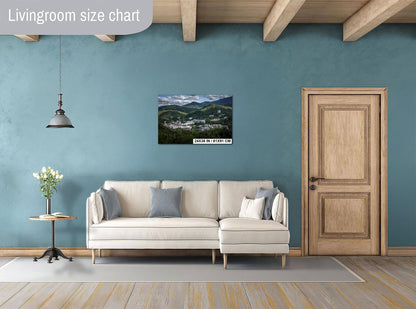 Gatlinburg TN Scenic Mountain Overlook Photography Print Canvas Metal Aluminum Wall Art Landscape Home Office Decor