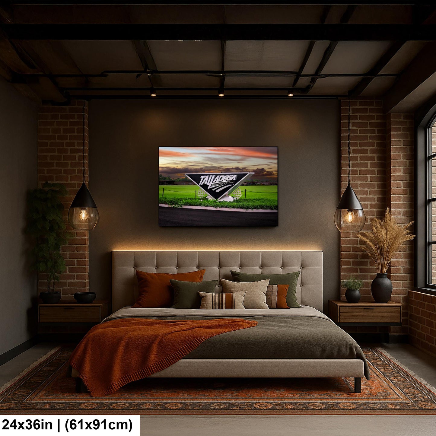 Talladega Superspeedway Sign Photography Print, Alabama Motorsport Landmark Wall Art