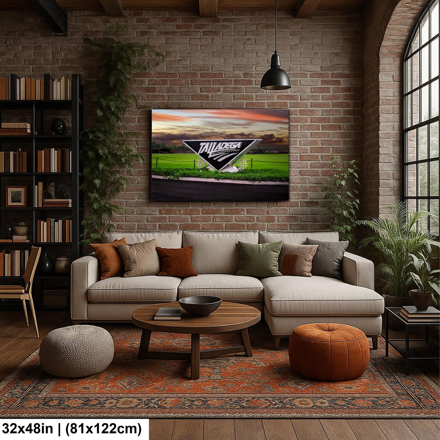 Talladega Superspeedway Sign Photography Print, Alabama Motorsport Landmark Wall Art