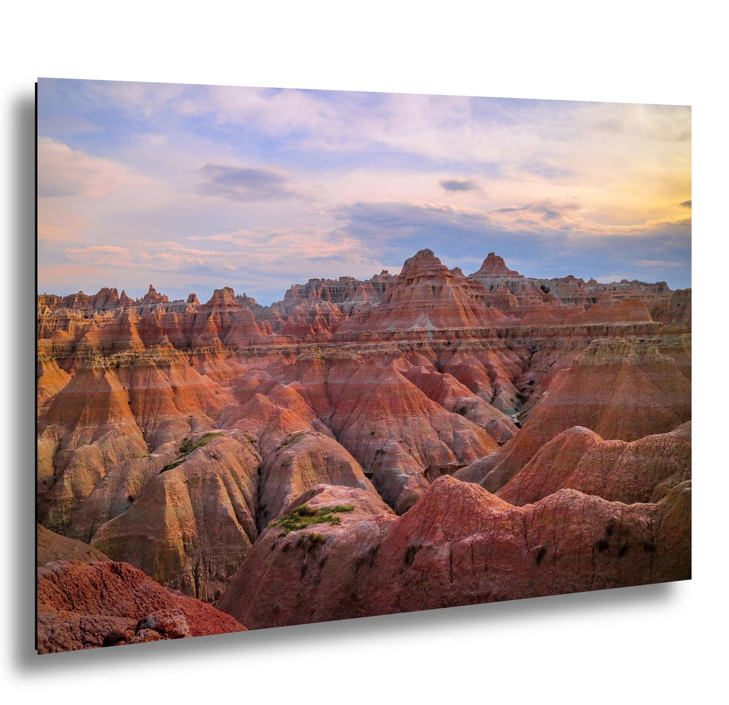 Badlands National Park Majestic Rock Formations, Photography Print, South Dakota Landscape, Sunset Décor