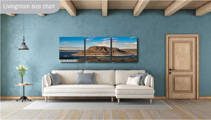 The Great Elephant Butte Rock: Elephant Butte Lake State Park Reservoir New Mexico Wall Art Print Aluminum/Acrylic/Metal/Canvas