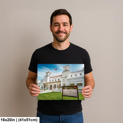 Ozark Bathhouse Cultural Center Hot Springs National Park Arkansas Historic Wall Art Print