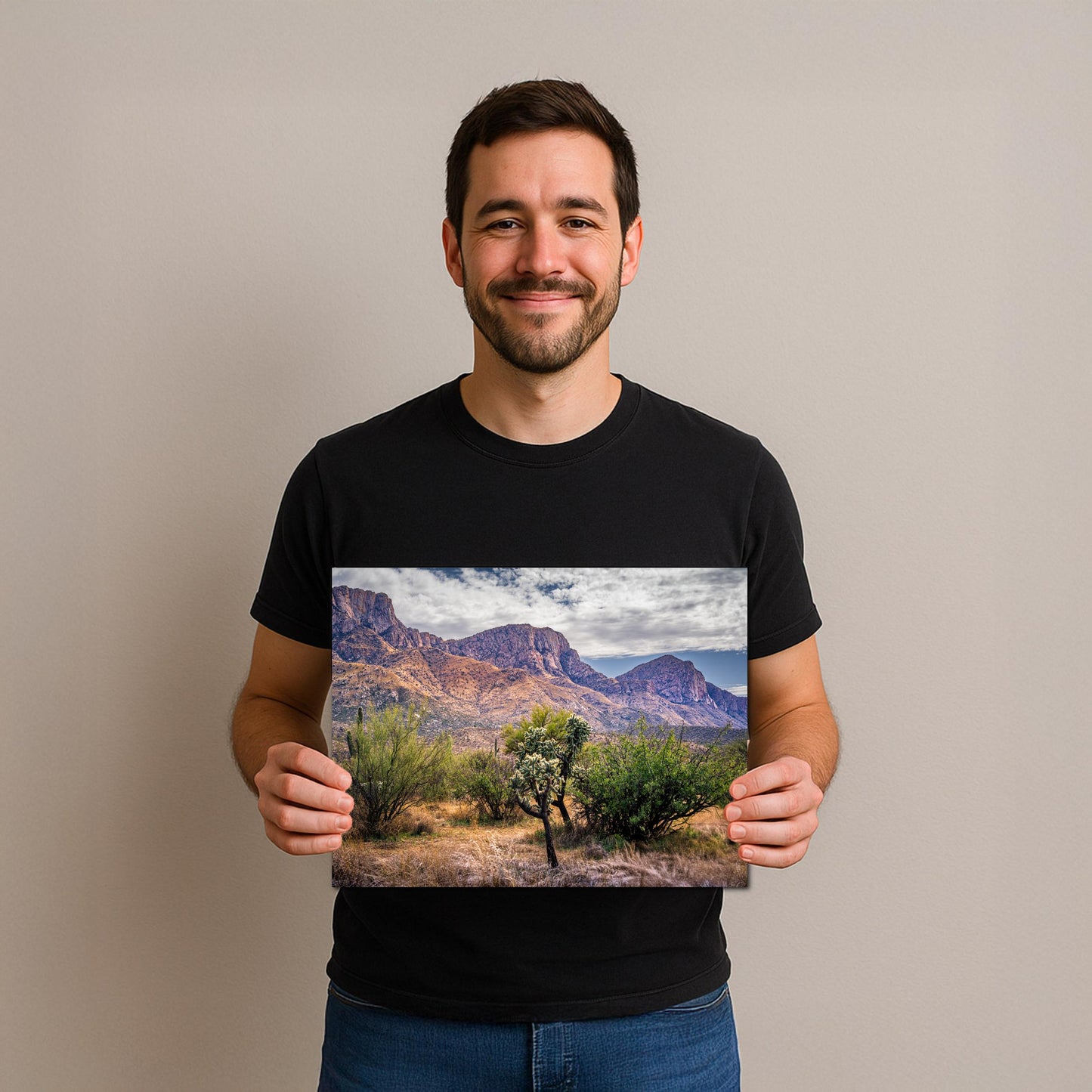 Arizona Desert Wall Art - Catalina Mountains Print | Sonoran Desert Landscape Photography
