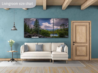 Cloud-Kissed Pines in Rocky Mountain National Park, Colorado Print Wall Art Photography Aluminum/Acrylic/Metal/Canvas Southwestern Decor