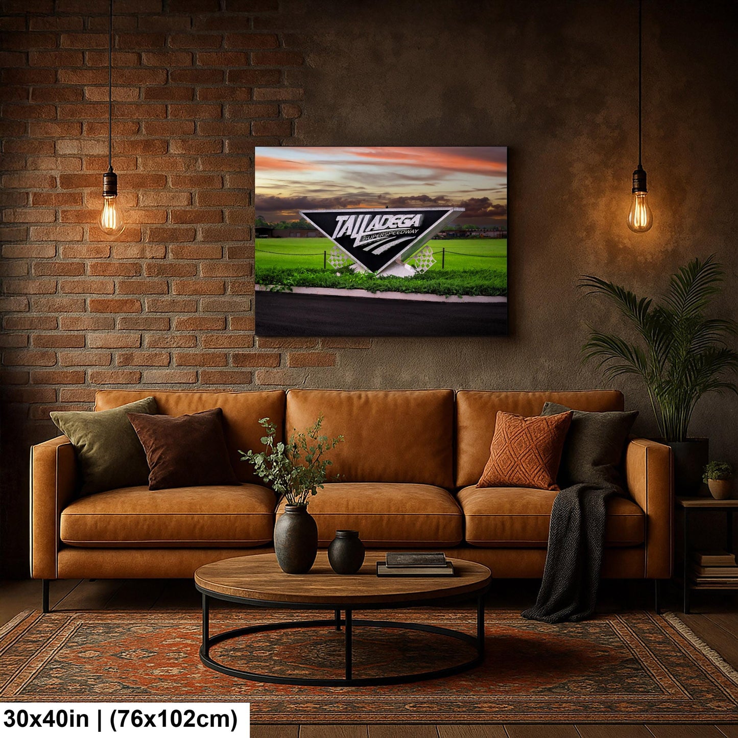 Talladega Superspeedway Sign Photography Print, Alabama Motorsport Landmark Wall Art