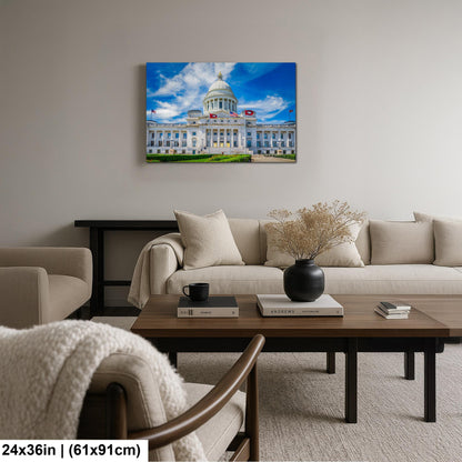 Domed Arkansas State Capitol Building Little Rock Arkansas Photography Print Wall Art
