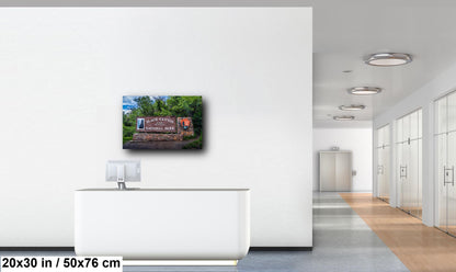 Black Canyon of the Gunnison National Park Welcome Sign, Colorado Print Wall Art Southwestern Photography Aluminum/Acrylic/Metal/Canvas