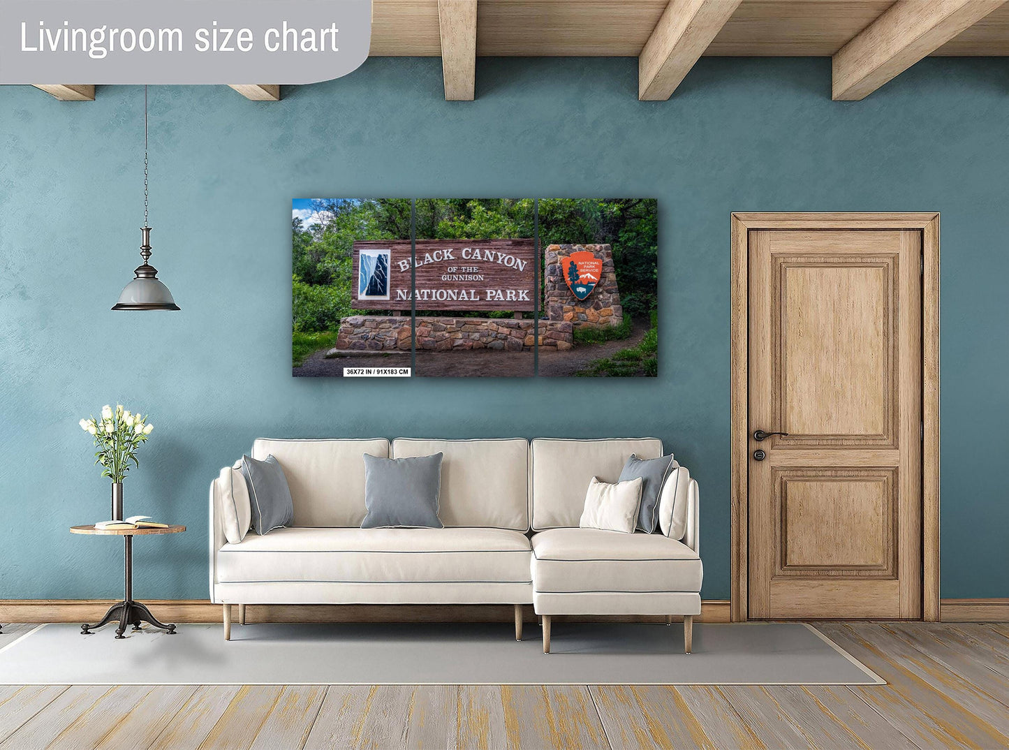 Black Canyon of the Gunnison National Park Welcome Sign, Colorado Print Wall Art Southwestern Photography Aluminum/Acrylic/Metal/Canvas