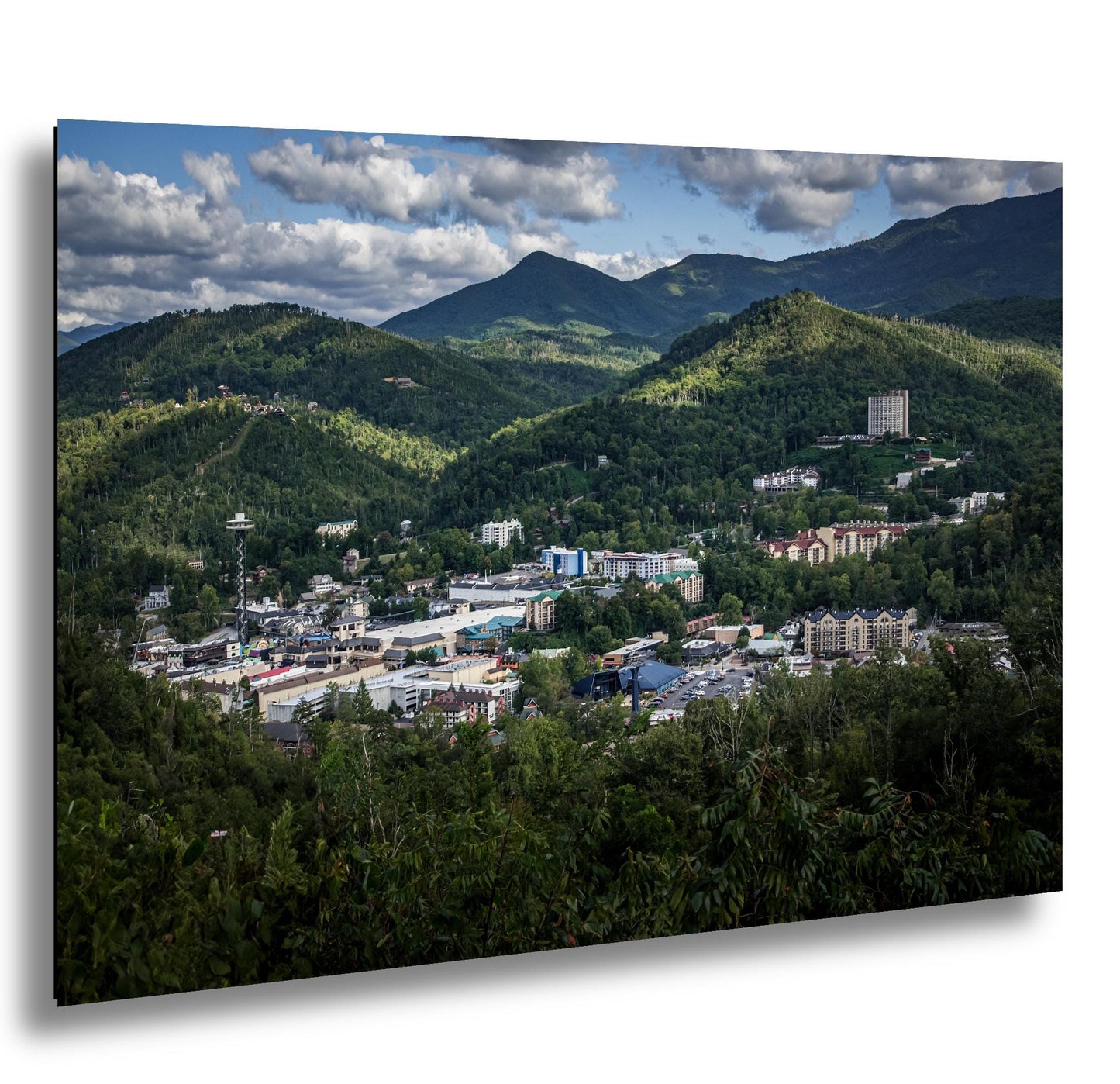 Gatlinburg TN Scenic Mountain Overlook Photography Print Canvas Metal Aluminum Wall Art Landscape Home Office Decor