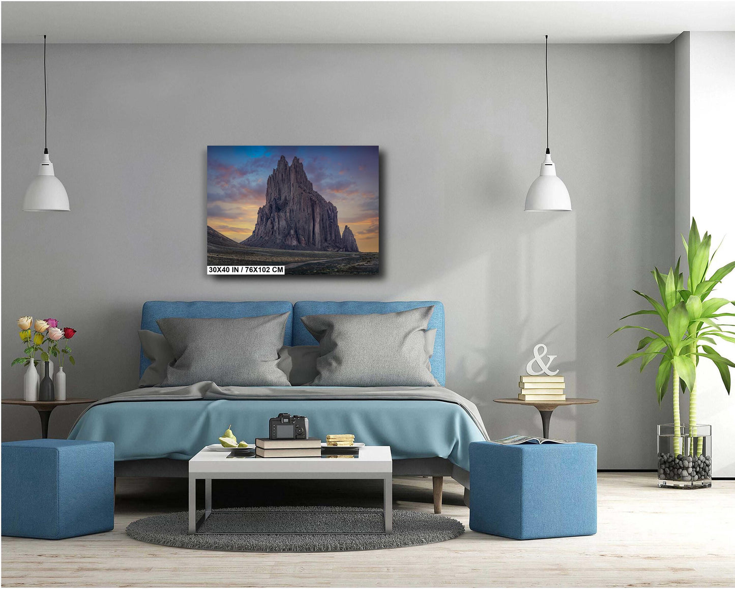 Majestic Shiprock: The Power of Shiprock Monadnock New Mexico Print Wall Art Photography Aluminum/Acrylic/Metal/Canvas