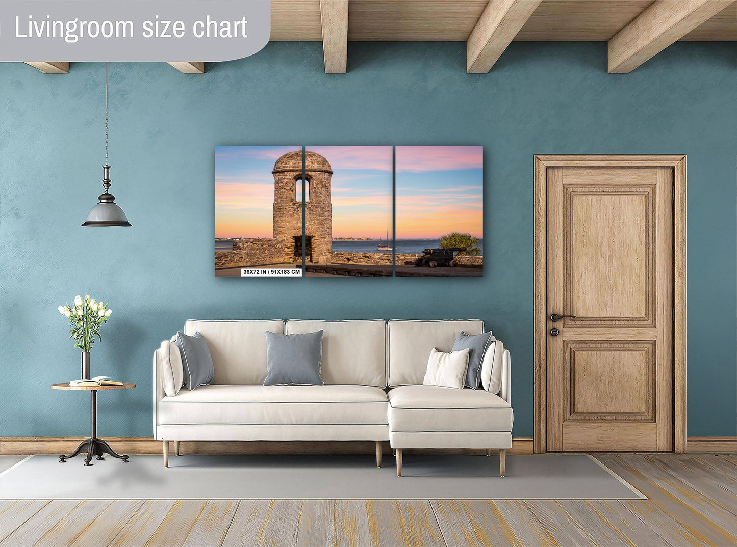 Castillo de San Marcos Sunset Print: St. Augustine Coastal Wall Art