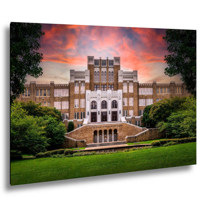 Little Rock Central High School at Sunset Arkansas Photography Print Historic Wall Art