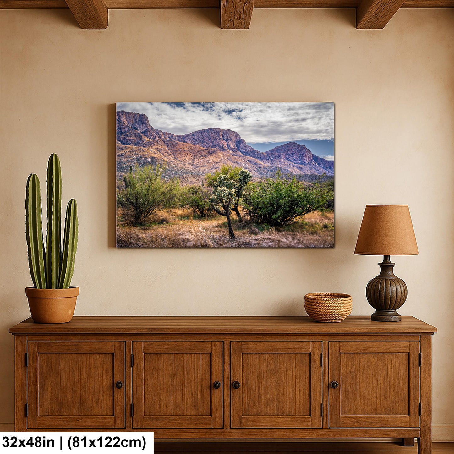 Arizona Desert Wall Art - Catalina Mountains Print | Sonoran Desert Landscape Photography