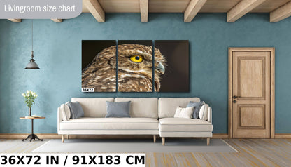 Feathered Curiosity: Burrowing Owl Wall Art Metal Aluminum Print Bird Wildlife Photography