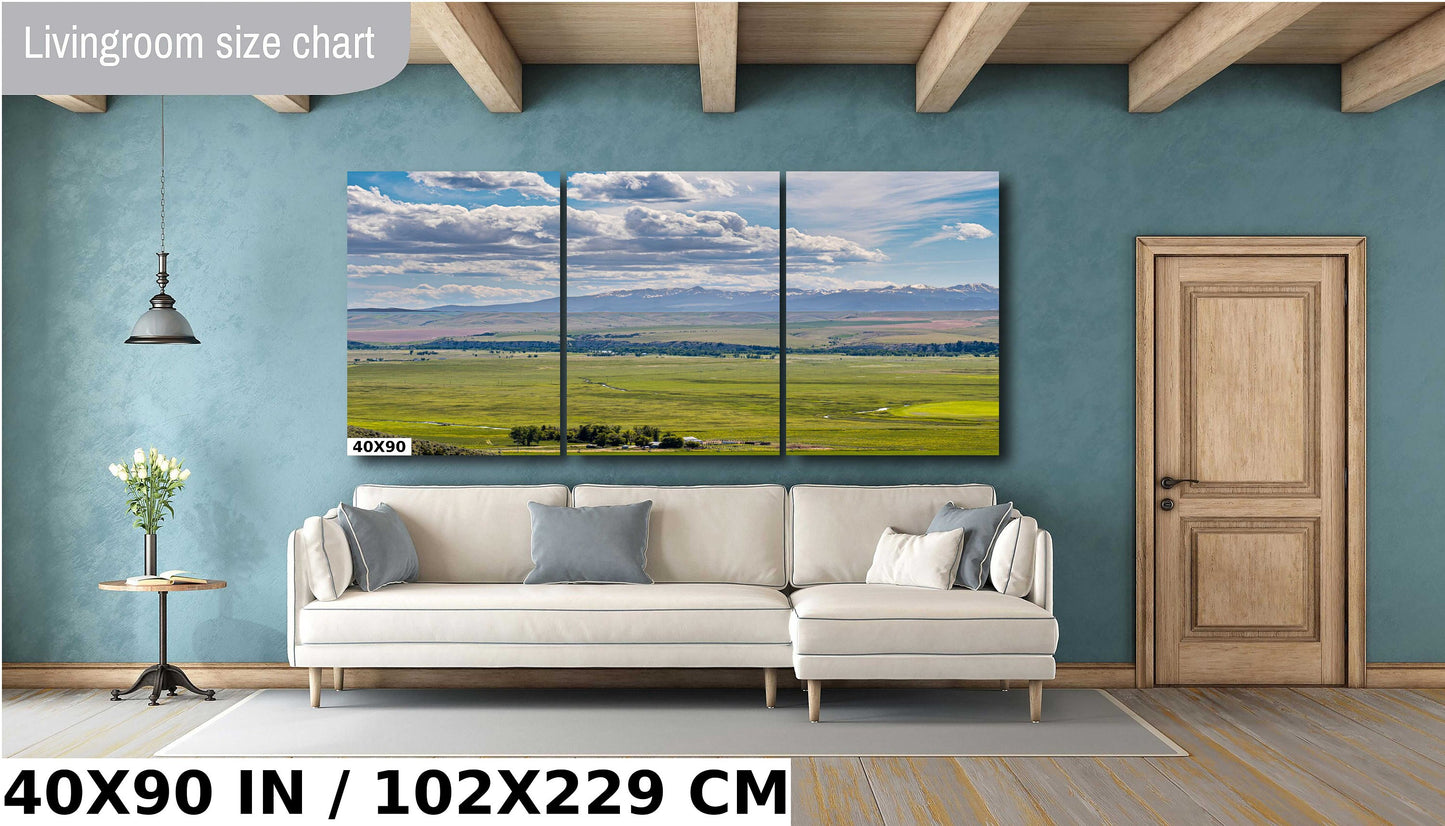 Breathtaking Big Sky Backcountry: Madison Buffalo Jump State Park Wall Art Metal Acrylic Print Three Forks near Bozeman Montana Landscape