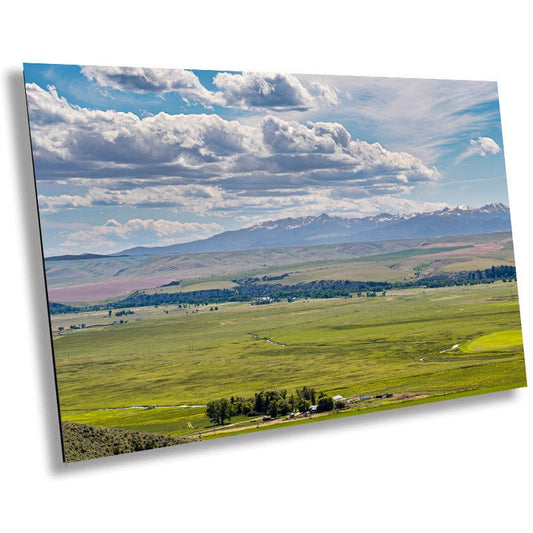 Breathtaking Big Sky Backcountry: Madison Buffalo Jump State Park Wall Art Metal Acrylic Print Three Forks near Bozeman Montana Landscape