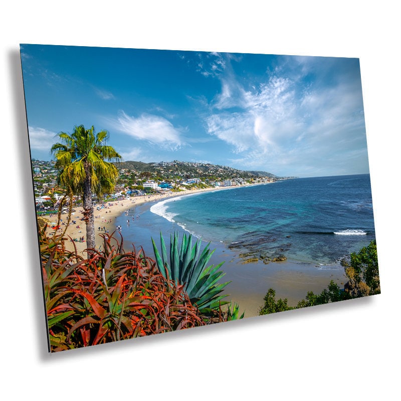 California Coastal Dreams: Laguna Beach Wall Art California Seascape Photography Metal Canvas Print