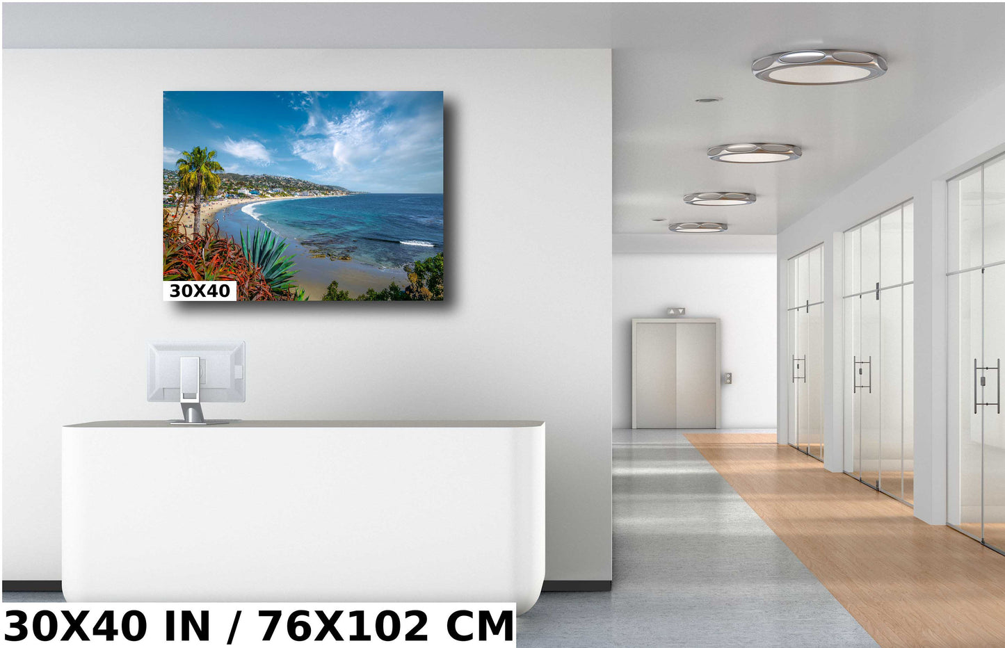 California Coastal Dreams: Laguna Beach Wall Art California Seascape Photography Metal Canvas Print