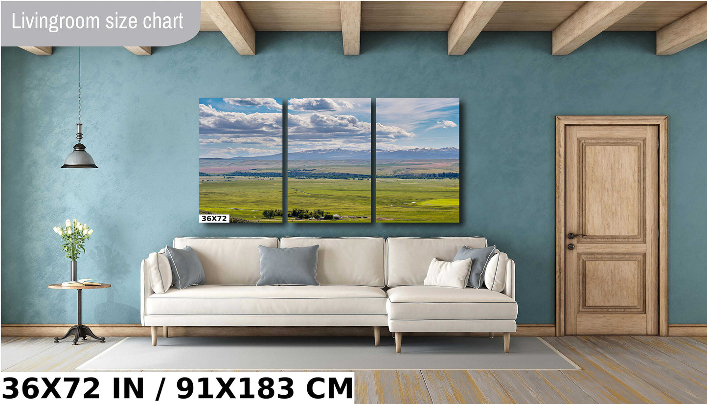 Breathtaking Big Sky Backcountry: Madison Buffalo Jump State Park Wall Art Metal Acrylic Print Three Forks near Bozeman Montana Landscape