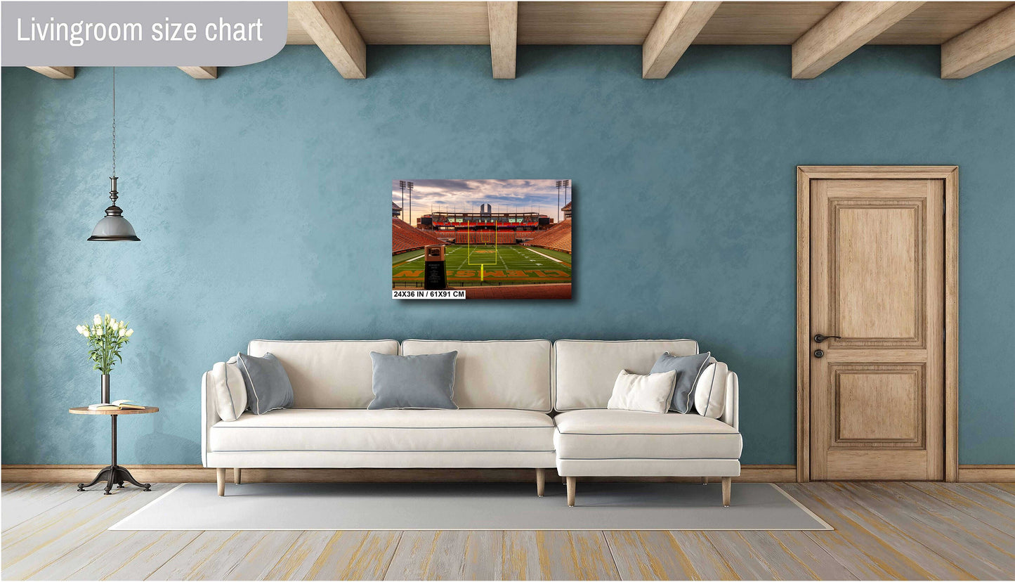 Clemson Tigers Stadium: Iconic Clemson Memorial Stadium Wall Art South Carolina Football Metal Acrylic Print Clemson Tigers Hometown