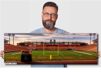 Clemson Memorial Stadium Wall Art - Premium Clemson Tigers Football Canvas Print