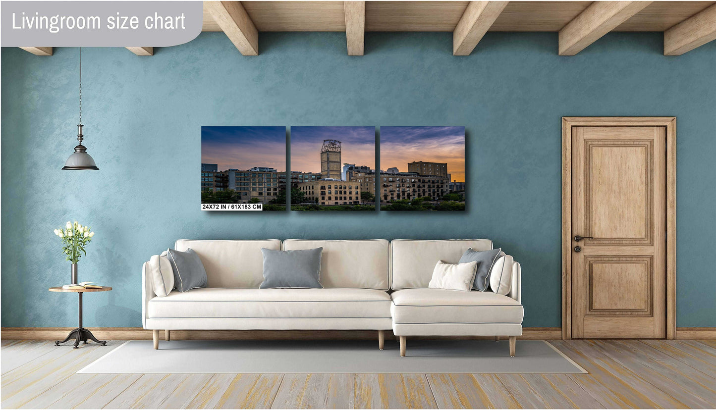 North Star Blankets Sign: A Minneapolis City Highlight Wall Art Aluminum Print Minneapolis Cityscape Photography Minnesota History