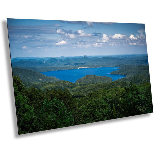 Blue Ridge Mountains Overlooking Lake Jocasee: North Carolina Wall Art Print Photography Home Decor Aluminum/Acrylic/Metal/Canvas