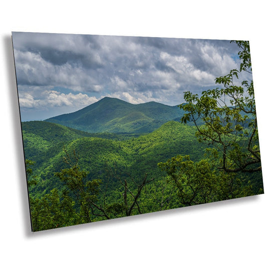 Blue Ridge Hideaway: North Carolina Wall Art Print Lush Green Scenic Appalachian Mountains Nature Photography Aluminum/Acrylic/Metal/Canvas