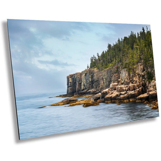 Rugged Acadia: Otter Cliff at Acadia National Park Wall Art Metal Acrylic Print Maine Nature Landscape