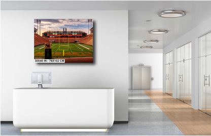 Clemson Memorial Stadium Wall Art - Premium Clemson Tigers Football Canvas Print