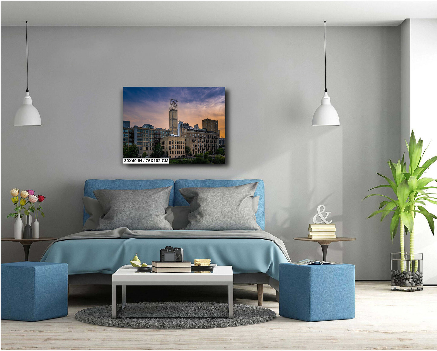 North Star Blankets Sign: A Minneapolis City Highlight Wall Art Aluminum Print Minneapolis Cityscape Photography Minnesota History