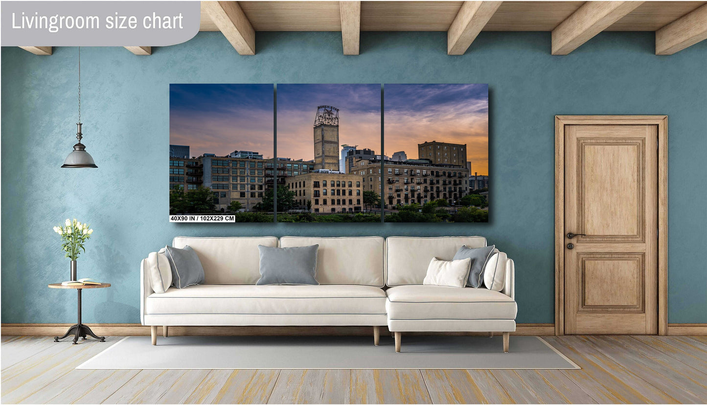 North Star Blankets Sign: A Minneapolis City Highlight Wall Art Aluminum Print Minneapolis Cityscape Photography Minnesota History