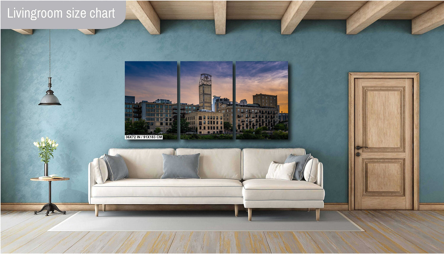 North Star Blankets Sign: A Minneapolis City Highlight Wall Art Aluminum Print Minneapolis Cityscape Photography Minnesota History