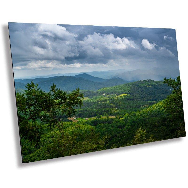 Blue Ridge Beauty: Blue Ridge Mountains of North Carolina Wall Art Print Appalachian Mountains Aluminum/Acrylic/Metal/Canvas Home Decor