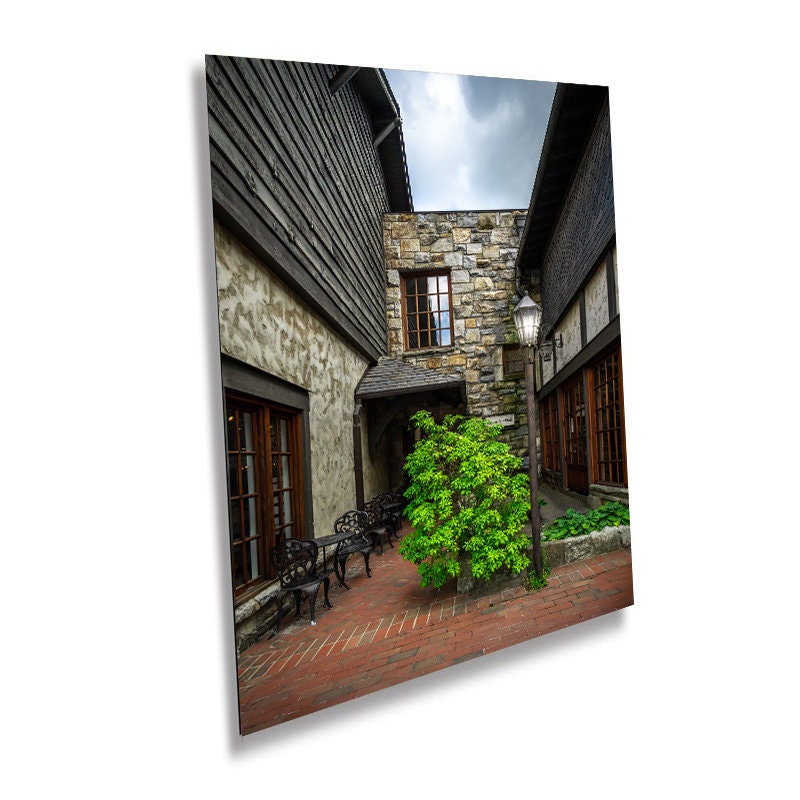 Inviting Elegance: Capturing the Essence of Old Edwards Inn Hall Metal Aluminum Print Highlands North Carolina Home Decor