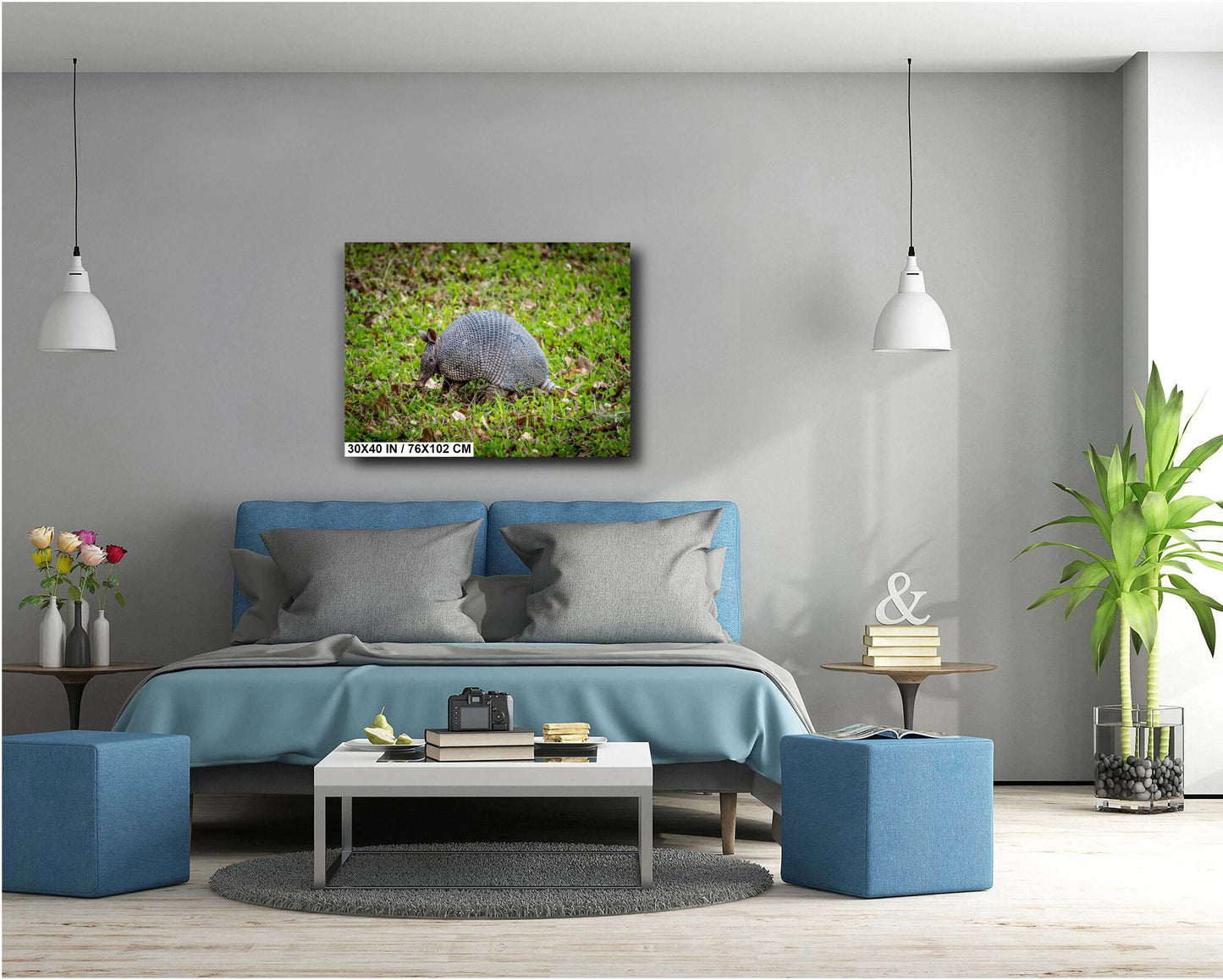 Armadillos of Abbeville: Animal Print Capturing Louisiana’s Unique Wildlife Photography Wall Art Metal/Canvas/Aluminum/Acrylic